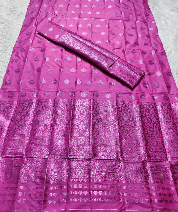 Mix Pat Mekhla Chador - Mix Designs - Clearance Sale