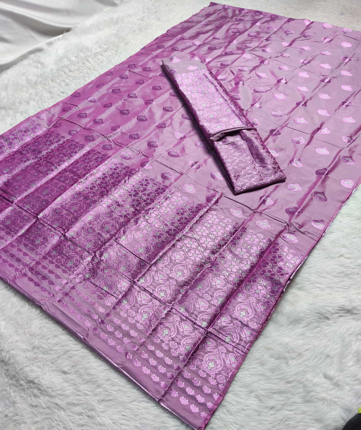 Mix Pat Mekhla Chador - Mix Designs - Clearance Sale