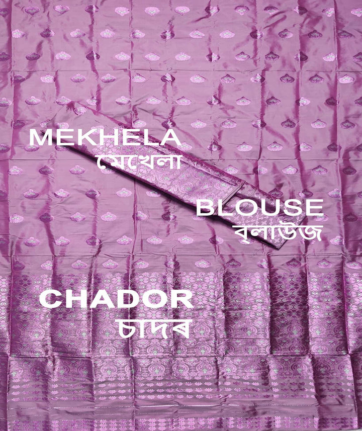 Mix Pat Mekhla Chador - Mix Designs - Clearance Sale