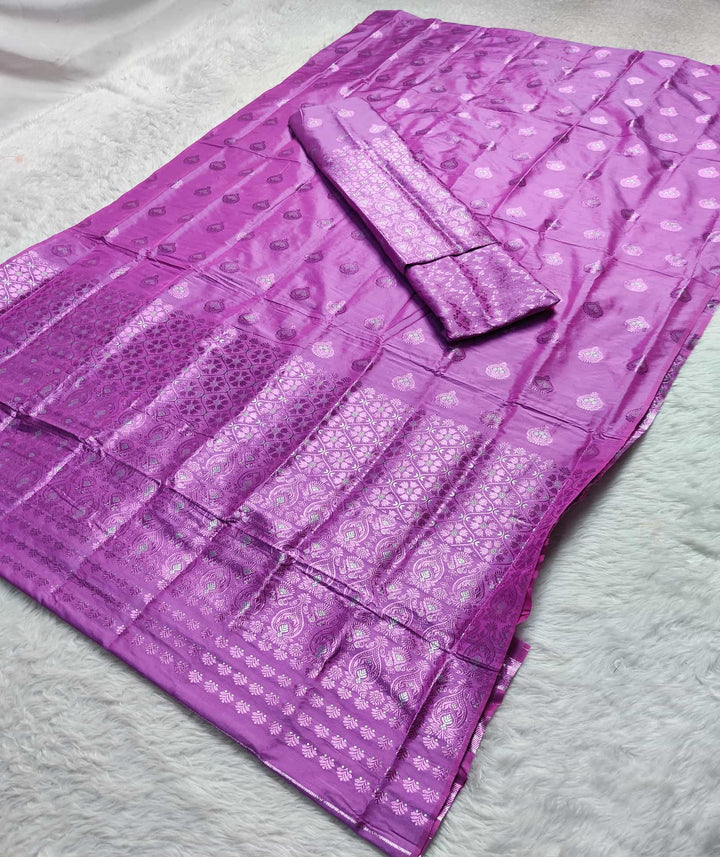 Mix Pat Mekhla Chador - Mix Designs - Clearance Sale