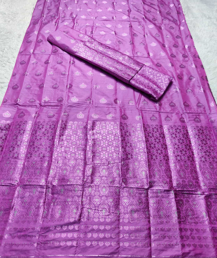 Mix Pat Mekhla Chador - Mix Designs - Clearance Sale