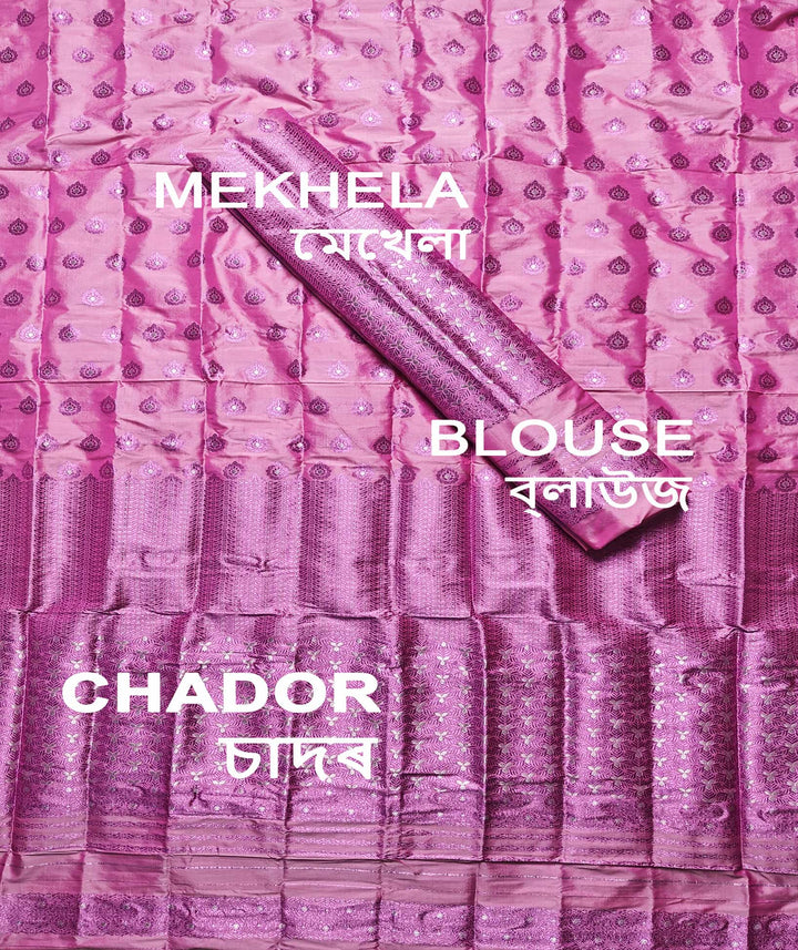Mix Pat Mekhla Chador - Mix Designs - Clearance Sale