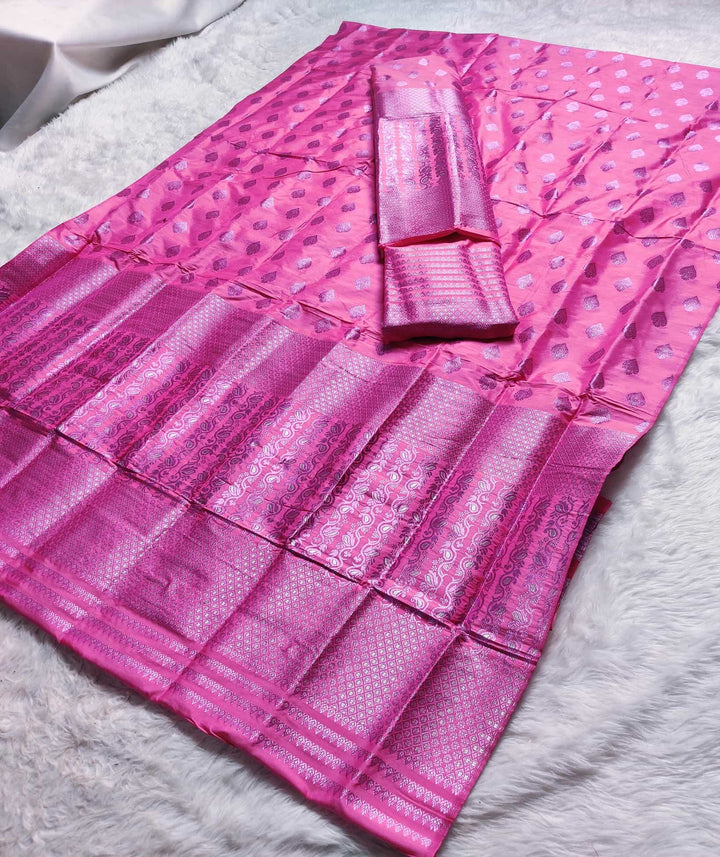 Mix Pat Mekhla Chador - Mix Designs - Clearance Sale