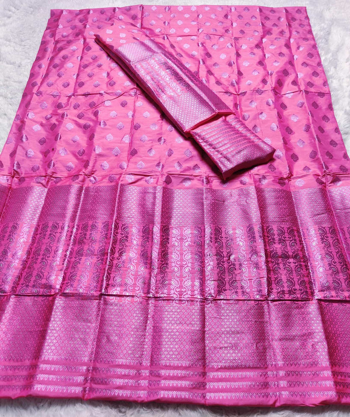 Mix Pat Mekhla Chador - Mix Designs - Clearance Sale