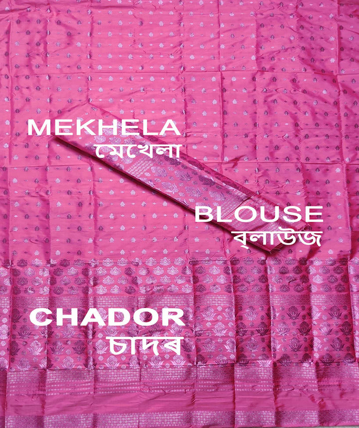 Colouring Jari Mix Set Mekhela Sador