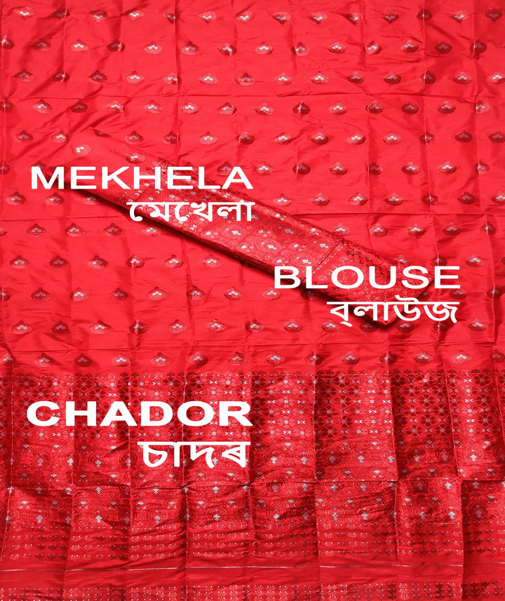 Mix Pat Mekhla Chador - Mix Designs - Clearance Sale