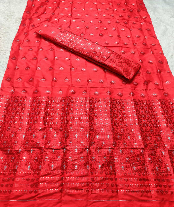 Mix Pat Mekhla Chador - Mix Designs - Clearance Sale