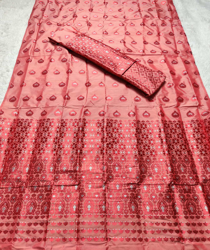 Mix Pat Mekhla Chador - Mix Designs - Clearance Sale