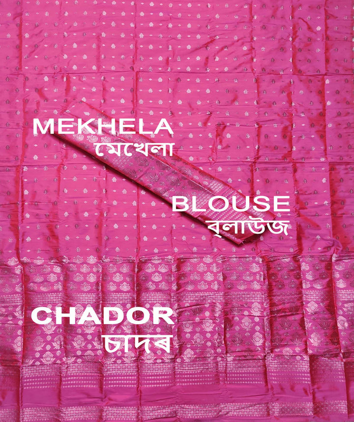 Colouring Jari Mix Set Mekhela Sador
