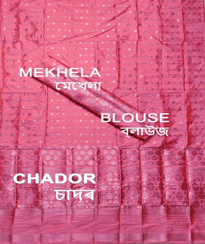 Colouring Jari Mix Set Mekhela Sador