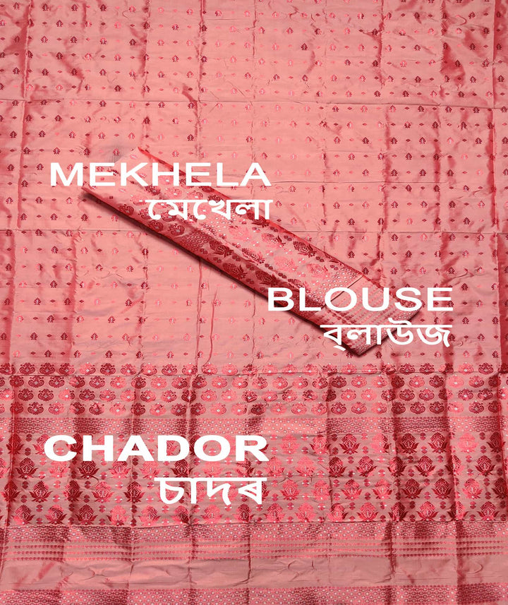 Colouring Jari Mix Set Mekhela Sador