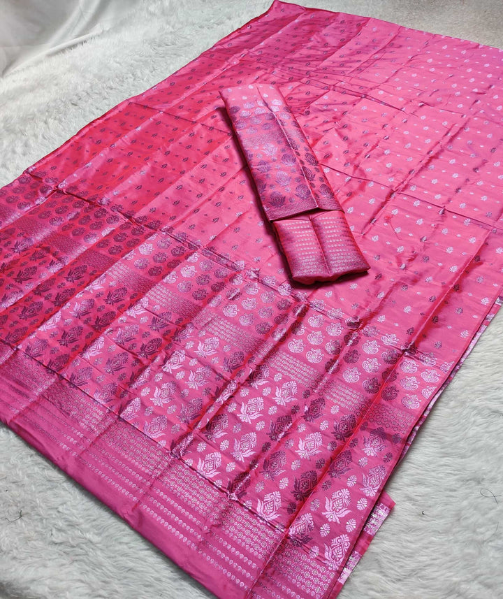 Colouring Jari Mix Set Mekhela Sador