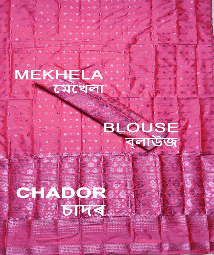 Colouring Jari Mix Set Mekhela Sador
