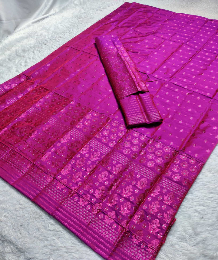 Colouring Jari Mix Set Mekhela Sador