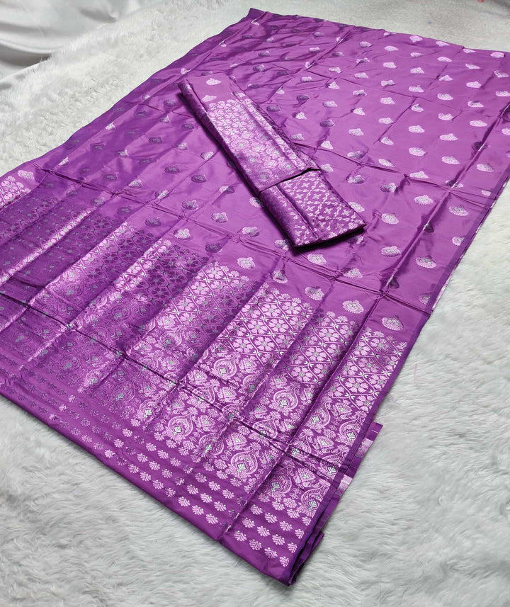 Mix Pat Mekhla Chador - Mix Designs - Clearance Sale