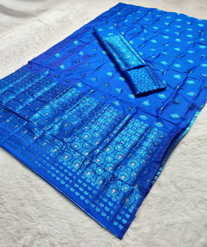 Mix Pat Mekhla Chador - Mix Designs - Clearance Sale