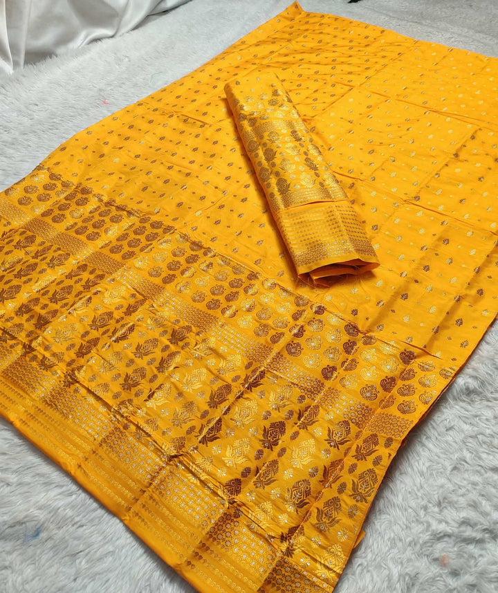 Colouring Jari Mix Set Mekhela Sador