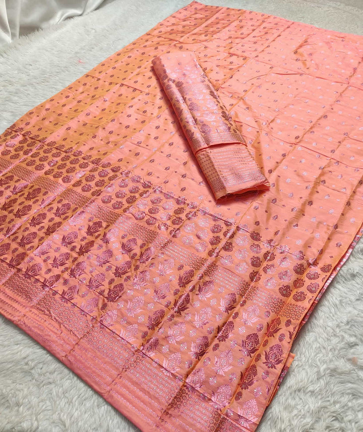 Colouring Jari Mix Set Mekhela Sador