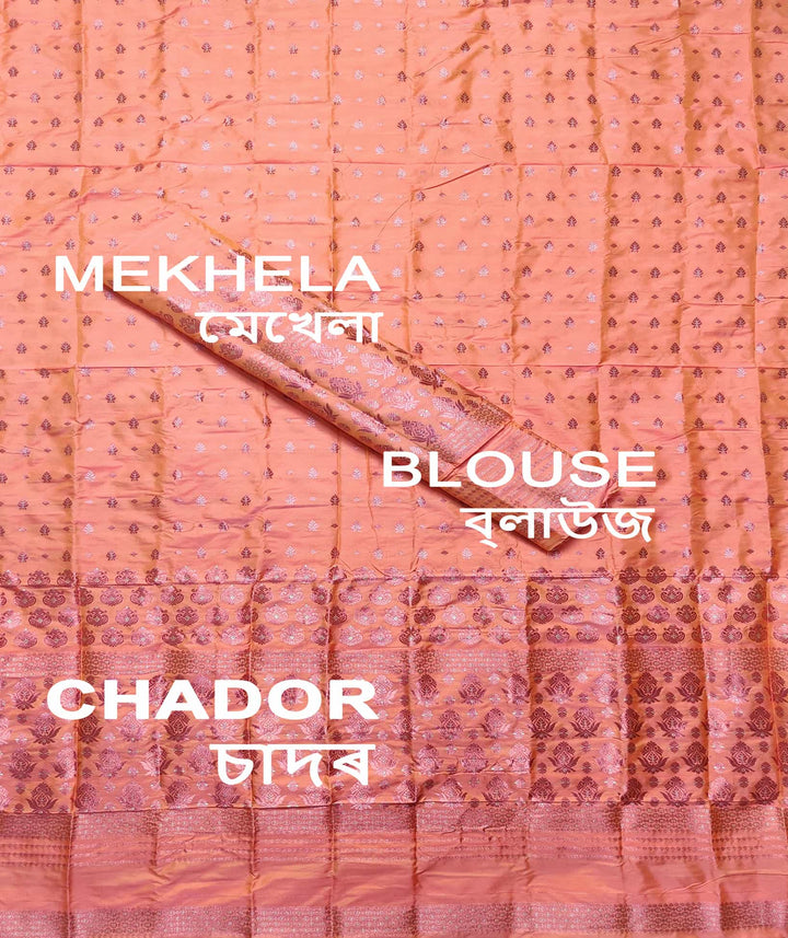 Colouring Jari Mix Set Mekhela Sador