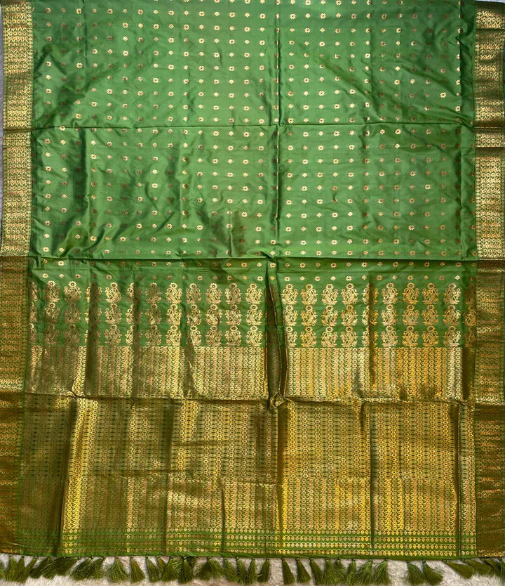 Soft Mix Pat* Woven Assamese Saree – Chadorkart