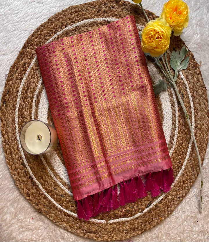 Soft Mix Pat* Woven Assamese Saree – Chadorkart