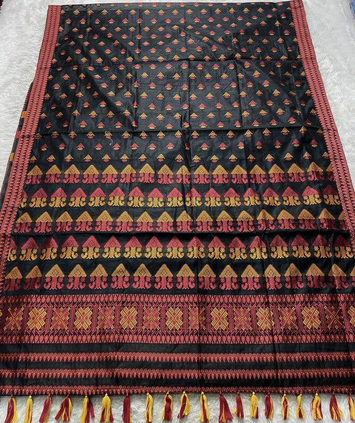 AC Cotton Woven Assamese Saree