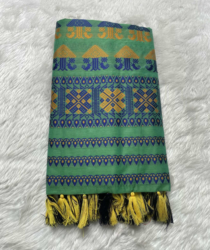 AC Cotton Woven Assamese Saree
