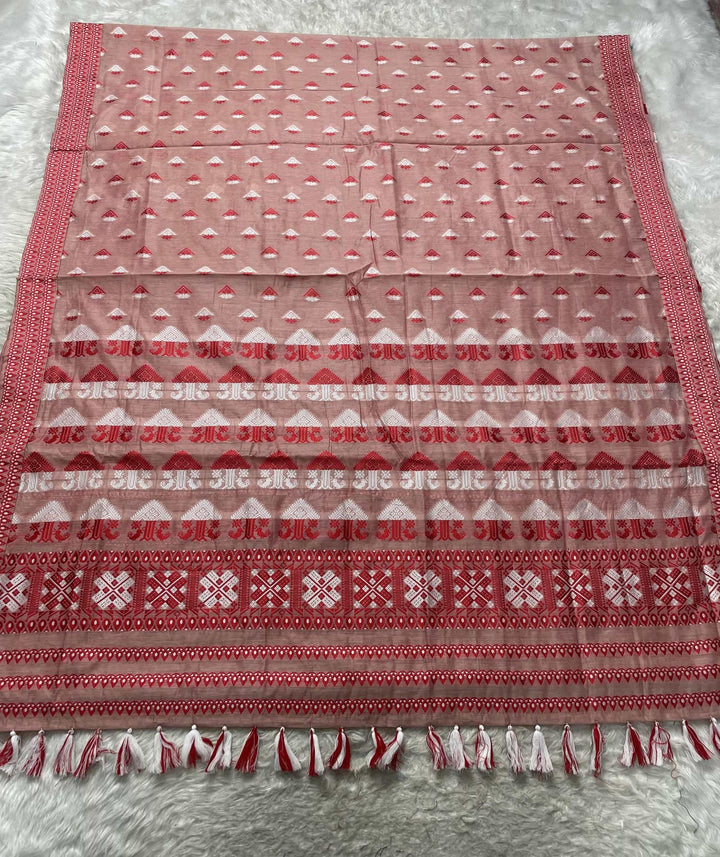 AC Cotton Woven Assamese Saree