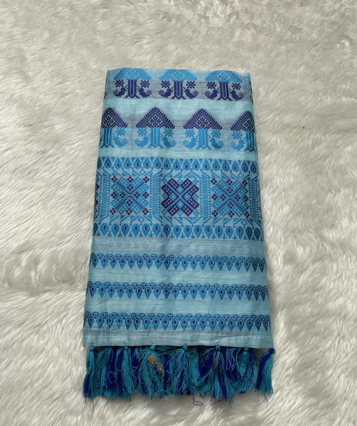 AC Cotton Woven Assamese Saree