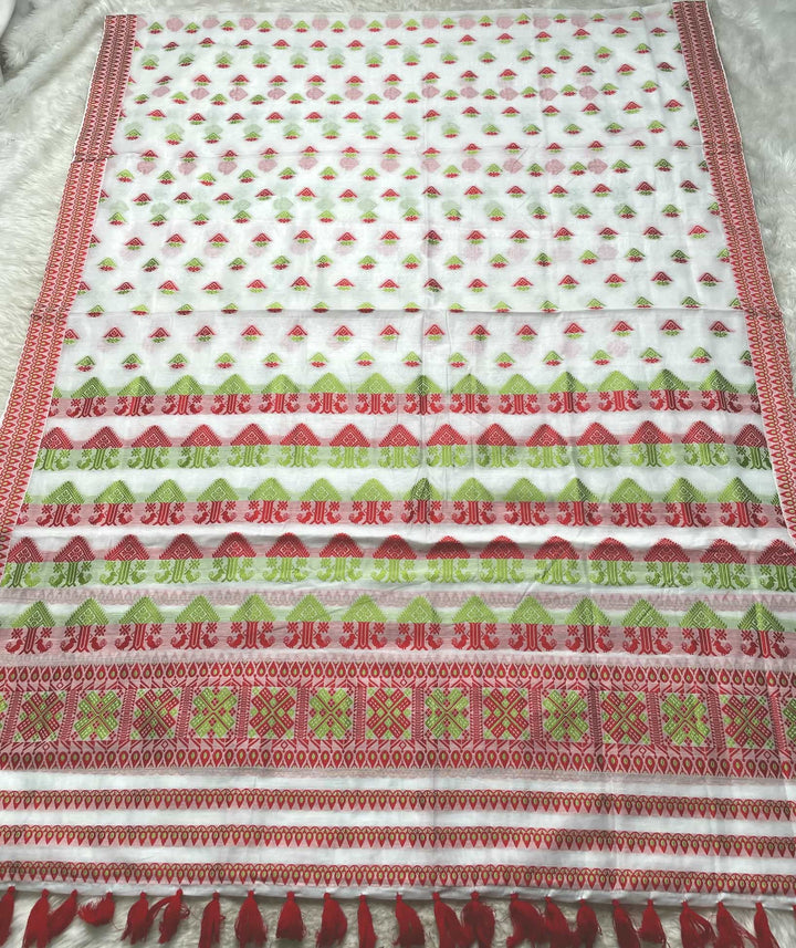 AC Cotton Woven Assamese Saree