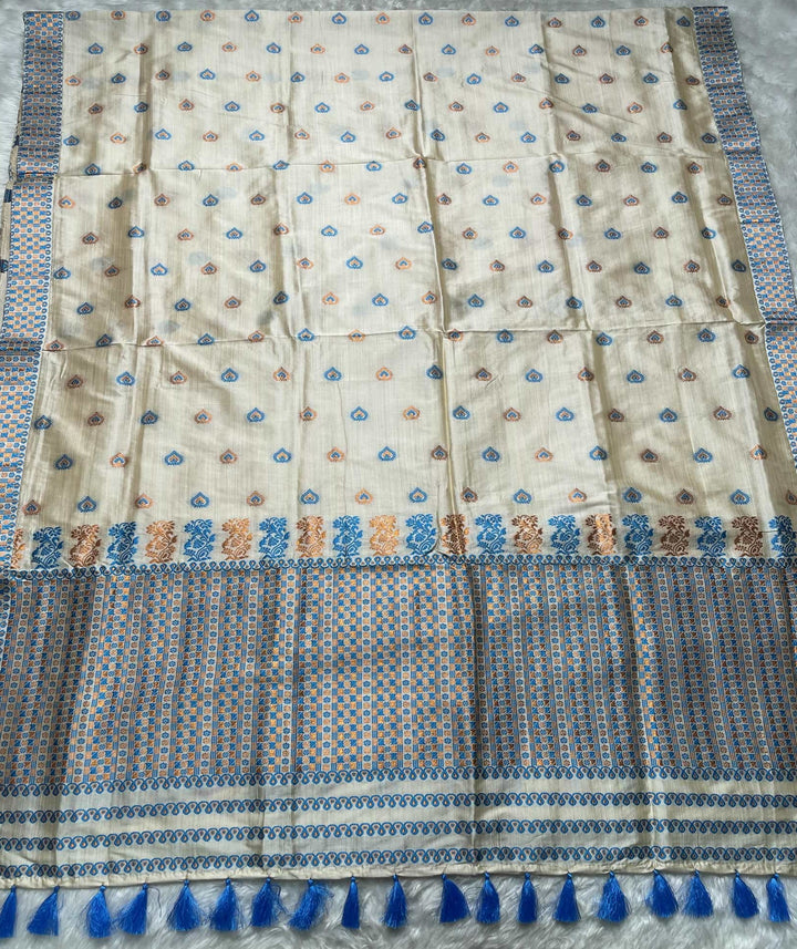 Soft Jharna Toss Woven Assamese Saree