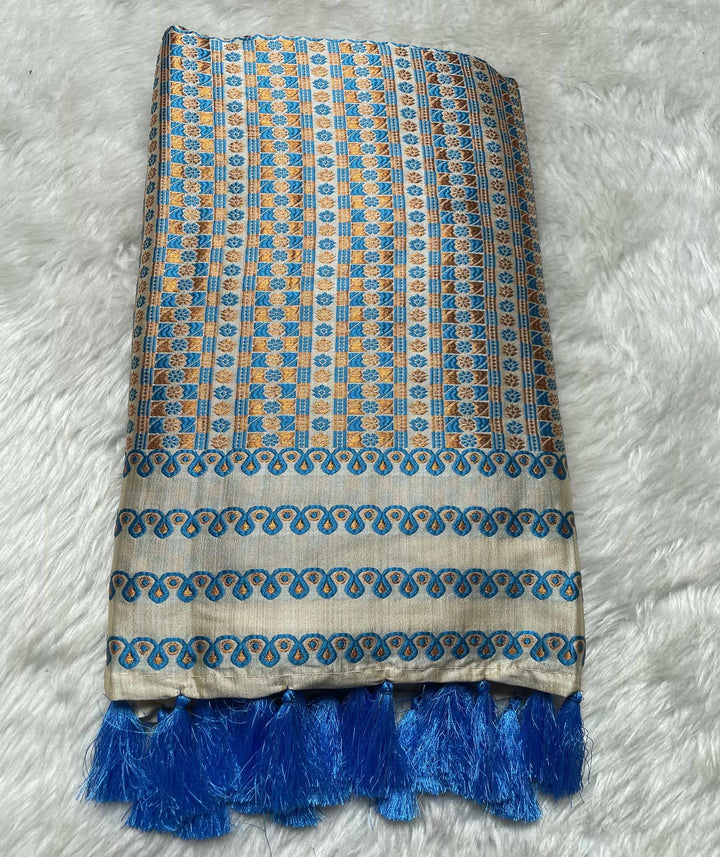 Soft Jharna Toss Woven Assamese Saree
