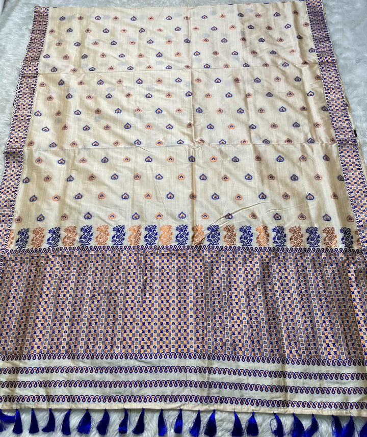 Soft Jharna Toss Woven Assamese Saree