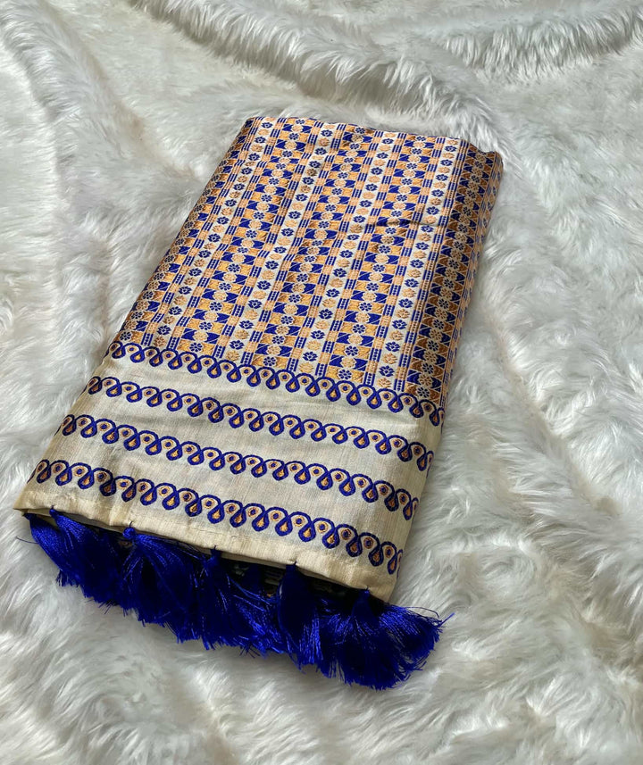 Soft Jharna Toss Woven Assamese Saree