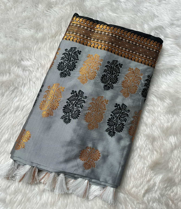 Soft Mix Pat* Woven Assamese Saree – Chadorkart