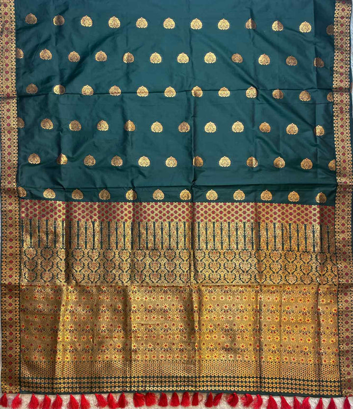 Mix Pat* Woven Assamese Saree – Chadorkart