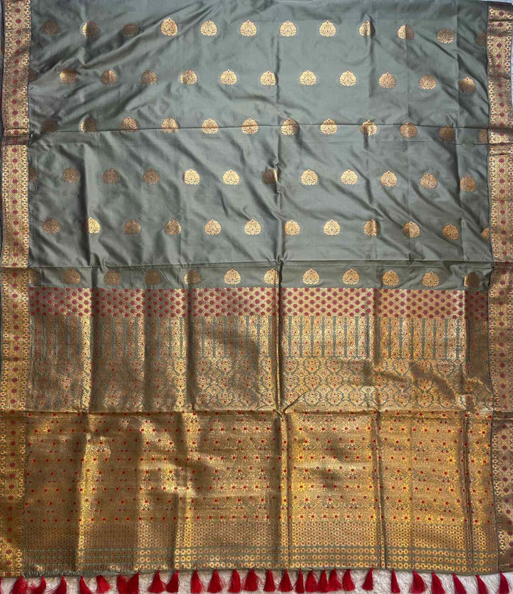 Mix Pat* Woven Assamese Saree – Chadorkart