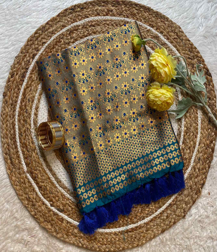 Mix Pat* Woven Assamese Saree – Chadorkart