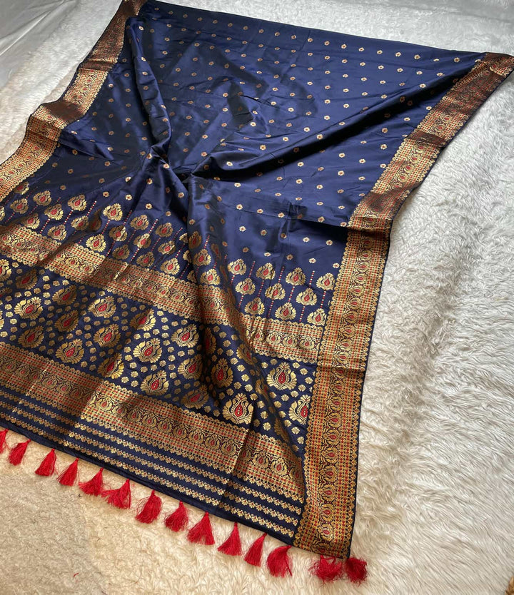 Mix Pat* Woven Assamese Saree – Chadorkart