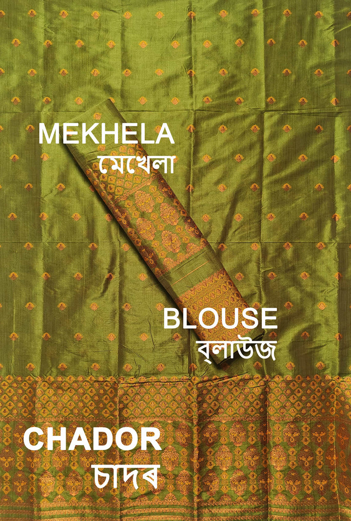 Premium Bhagalpuri Art Toss* Mekhela Sador