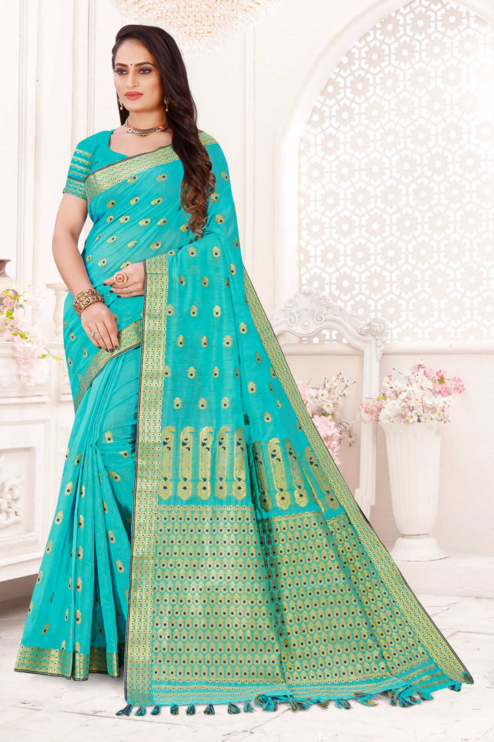 AC Cotton* Woven Assamese Saree