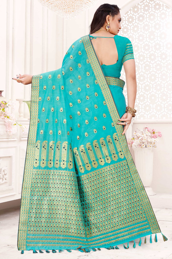 AC Cotton* Woven Assamese Saree