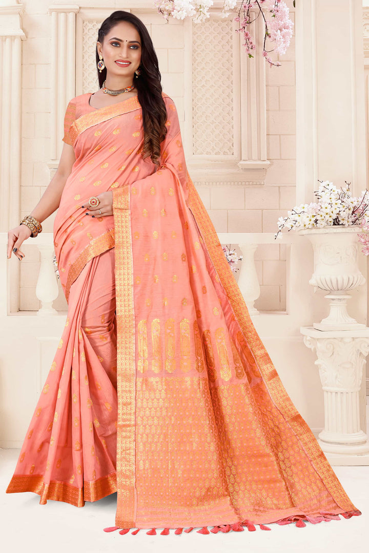 AC Cotton* Woven Assamese Saree