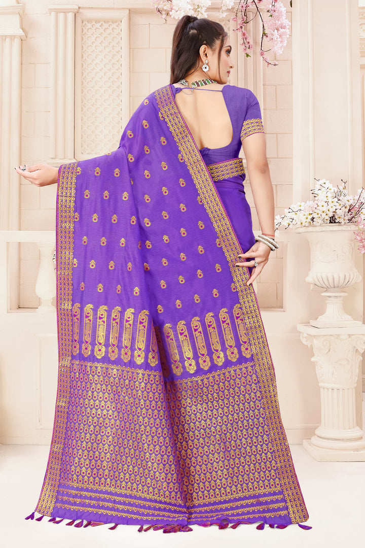 AC Cotton* Woven Assamese Saree