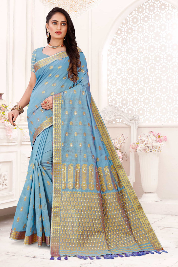 AC Cotton* Woven Assamese Saree