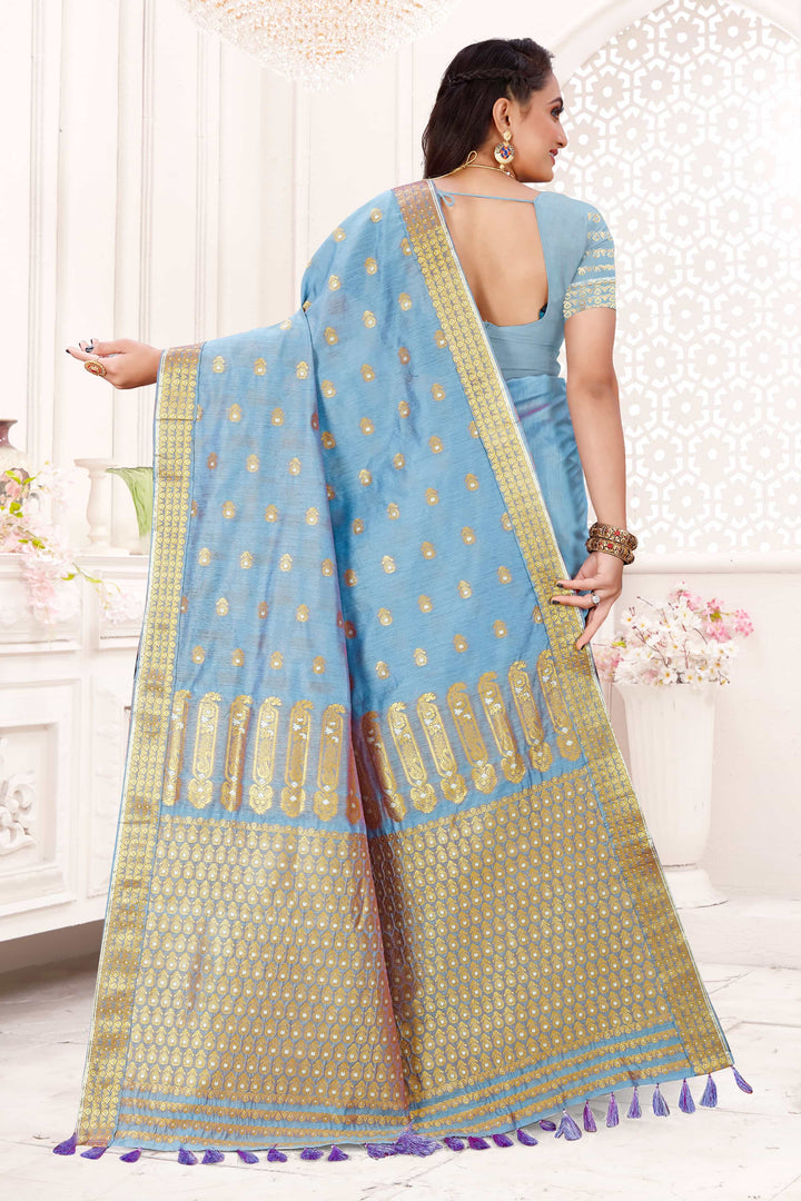 AC Cotton* Woven Assamese Saree