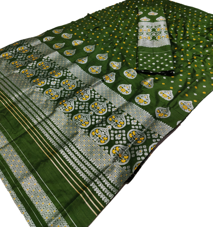 Silver Jari Super Cotton* Mekhela Sador