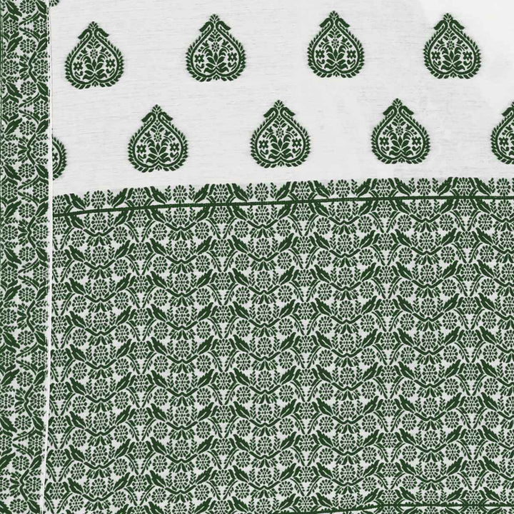 Weaving Dhaga Work AC Cotton* Mekhela Sador - King Khap & Small Buti