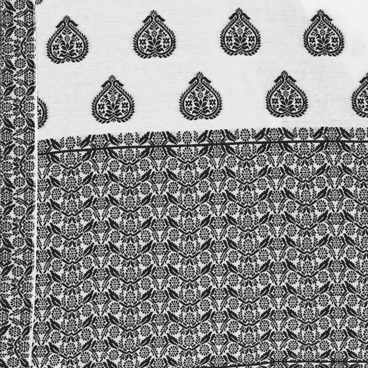 Weaving Dhaga Work AC Cotton* Mekhela Sador - King Khap & Small Buti