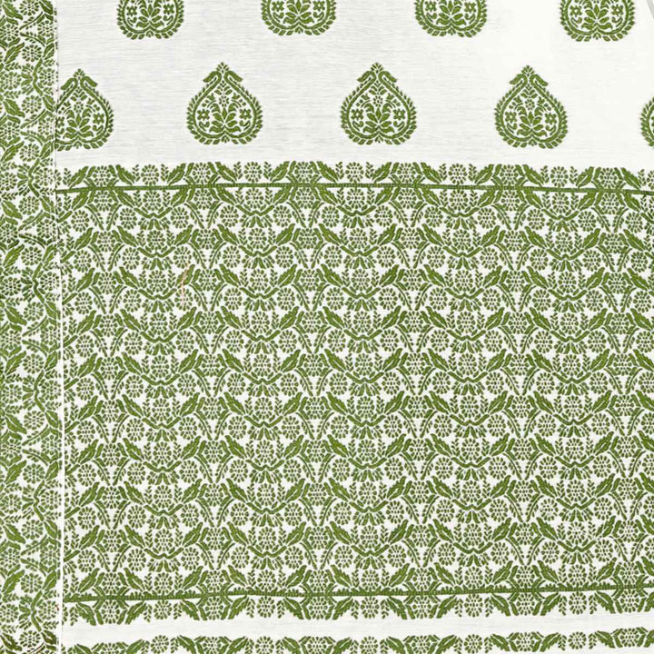 Weaving Dhaga Work AC Cotton* Mekhela Sador - King Khap & Small Buti